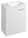 AQUALINE - ZOJA skrinka s umývadlom 40x22 cm, biela 51049A-01