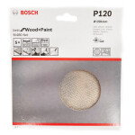 BOSCH M480 Best for Wood and Paint 2608621164 / Brúsny papier / 150 mm / Zrnitosť 120 / 5 ks (2608621164)