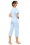 Pyžamo Donna Sky 3/4 cr/r S-2XL modrá S