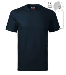 Base tričko unisex navy blue 02 (štítok značky) 4XL