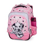 Školský batoh Bagmaster Beta 24 A Pink/White