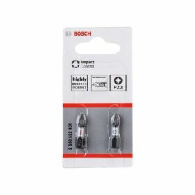 BOSCH 2608522401 / Sada skrutkovacích bitov Impact Control (2 ks) / PZ2 25 mm (2608522401)