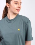 Carhartt WIP W' S/S Chase T-Shirt Velvet Green/Gold XS