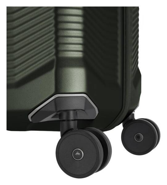 Stredný škrupinový kufor Travelite Millennium M Pine Green