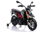 Mamido Detská elektrická motorka Aprilia čierna