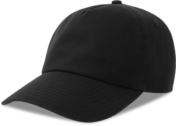 Atlantis Headwear Dad Hat-S Five – 5-panelová bejzbalová čiapka 33.0297 čierna black onesize