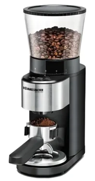 Rommelsbacher EKM 500 čierna / Mlynček na kávu / 160 W / kapacita 400 g / kónický mlynček / integrovaná váha (EKM 500)
