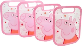 STOR Sada uzatvárateľných vreciek Prasiatko Peppa / Vrecko / 4 ks / Zip / Bez BPA (41277)