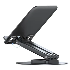 USAMS ZJ080 čierna / Stolný držiak / telefón a tablet / 4,7-12" / 360° otočný (ZJ80ZJ01)