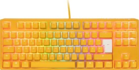 Ducky One 3 Yellow TKL MX-Blue žltá / Herná klávesnica / podsvietená / mechanická / drôtová (USB) / DE (DKON2187ST-CDEPDYDYYYC1)