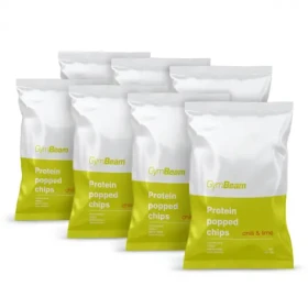 Proteínové chipsy - GymBeam (chilli a limetka, 7 x 40 g) (37996-9-7x40g-chilliandlime)