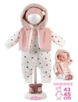 Llorens M844-40 oblečok pre bábiku bábätko NEW BORN veľkosti 43-45 cm