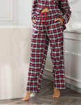 L&L 2477 Roxy S-XL dámske pyžamové nohavice Ruda M