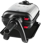 TEFAL WM 756D čierna / Vaflovač / 1200 W / belgické vafle / otočná komora / vymeniteľné dosky (WM 756D)