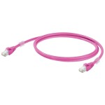 Weidmüller 1201270150 RJ45 sieťové káble, prepojovacie káble CAT 6A S/FTP 15.00 m purpurová samozhášavý 1 ks; 1201270150