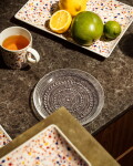 Iittala Sklenený tanie Kastehelmi Ø 31,5 cm – Clear