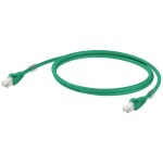 Weidmüller 1251590005 RJ45 sieťové káble, prepojovacie káble CAT 6A S/FTP 0.50 m zelená 1 ks; 1251590005