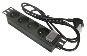 Xtendlan 10" rozvodný panel 4x230V / ČSN / vypínač / kábel 1,8 m (ZASUVKA4-10)