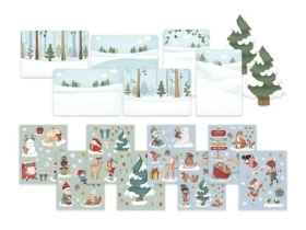 Little Dutch Sada so samolepkami Vianočné prianie