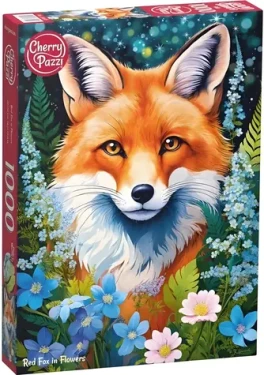 Cherry PAZZI Puzzle Líška v kvetoch
