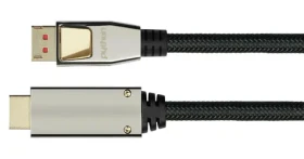 Python čierna / Kábel DisplayPort - HDMI / DP 1.4 - HDMI 2.0 / 4K 60Hz / 1 m / pozlátené konektory (GC-M0216)