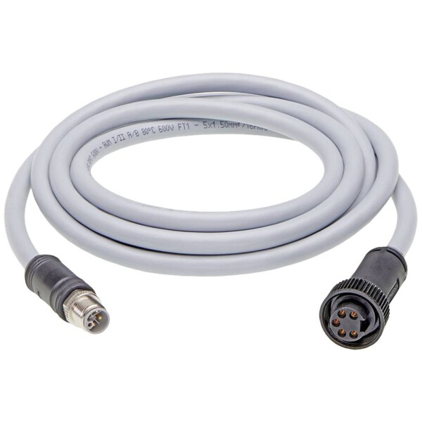 Molex upravený zástrčkový konektor pre senzory - aktory, 1205050106, piny: 5, 5 m, 1 ks; 1205050106