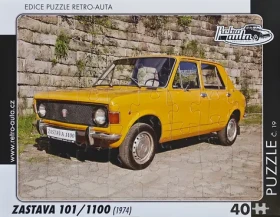 RETRO-AUTA Puzzle č.19 Zastava 101,1100 (1974)