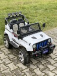 Mamido Elektrické autíčko Jeep Raptor 4x4 biele