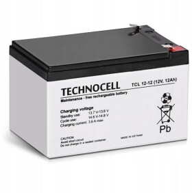Technocell TCL12-12 TECHNOCELL akumulátor AGM 12V 12Ah