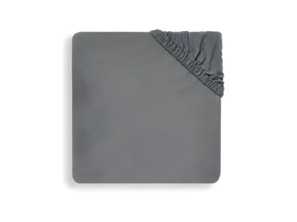 Jollein Prestieradlo napínacie 120x60 cm Storm Grey / Prestieradlo / 100% bavlna (511-507-00094)