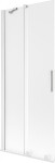 MEXEN/S - Velar dvojkrídlová posuvná vaňová zástena 85 x 150, dekor, biela 896-085-000-31-20