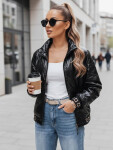 Dámska prešívaná bunda bomber black FashionStreet TY5292 L