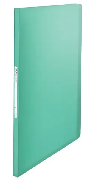 Esselte Colour'Breeze zelená / Katalógová kniha / 60 vreciek / A4 / PP (626233)