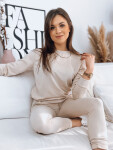Dámska tepláková súprava MILIAN AY0819 beige - FashionStreet S