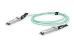 Digitus QSFP28-QSFP28 100G tyrkysová / Optický kábel / 10 m / OM3/OM4 / 100 Gbit/s (DN-81626)