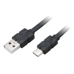Akasa USB-C 2.0 (M) - USB-A 2.0 (M) 30 cm čierna / 480MBps (AK-CBUB43-03BK)