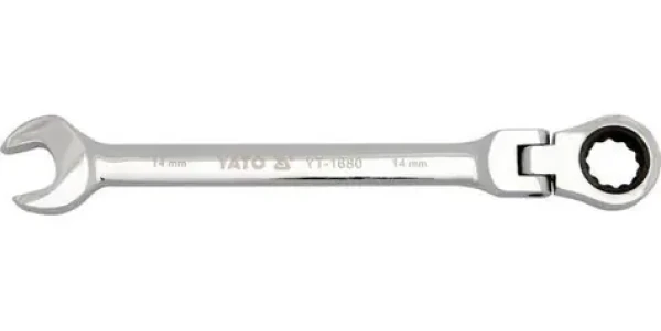 YATO YT-1678 / Kľúč očkoplochý račňový 12 mm s kĺbom (YT-1678)