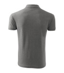 Pánske tričko Pique Polo tmavo šedé XL