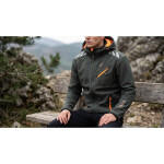 Geographical Norway Softshellová bunda Royaute DB 068 M WY8027H/GN/Dark Grey/Orange 2XL