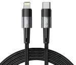 Tech-Protect UltraBoost sivá / Nabíjací kábel USB-C - Lightning / PD 20W / 3A / 2 m