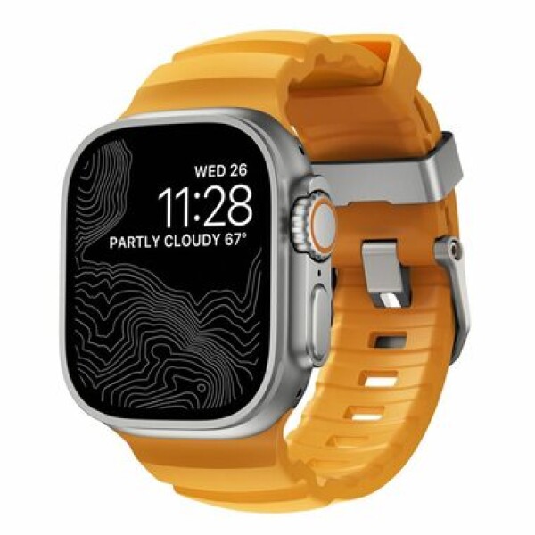 Nomad Rocky Point Band remienok pre Apple Watch Ultra (49/45/44/42mm) žltá (NM013602858)