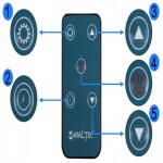 MalTec Sklenený konvekčný ohrievač Eco Wifi termostat 2000W