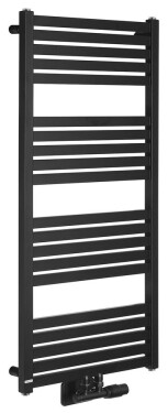 Bruckner - GRUNT vykurovacie teleso 500x1050, stredové pripojenie, čierny mat 600.121.6