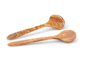 Continenta Šalátový príbor č. 1 / Šalátový príbor / olivové drevo / 31,5 cm (C4910)