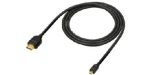 SONY DLC-HEU15 - 1,5m kábel HDMI / Konektory micro HDMI (typ D) - štandardný konektor HDMI (typ A) (DLCHEU15.AE)
