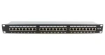 MicroConnect 19" FTP Patch Panel CAT6 24-portov čierna (PP-007)