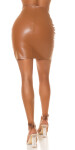 Soo Sexy! Koucla leatherlook Highwaist skirt white M