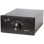 Dynavox AUX-S cinch audio prepínač čierna; 206410
