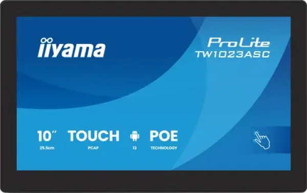 10.1" IIYAMA ProLite TW1023ASC-B3P čierna / LED / IPS / 1280 x 800 / 16:10 / 25 ms / 1000:1 / 450cd-m2 (TW1023ASC-B3P)