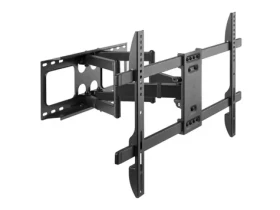 Equip 650335 čierna / Nástenný držiak TV / 37 "-80" / VESA 600x400 / nosnosť 60 kg / náklon a otočenie (650335)